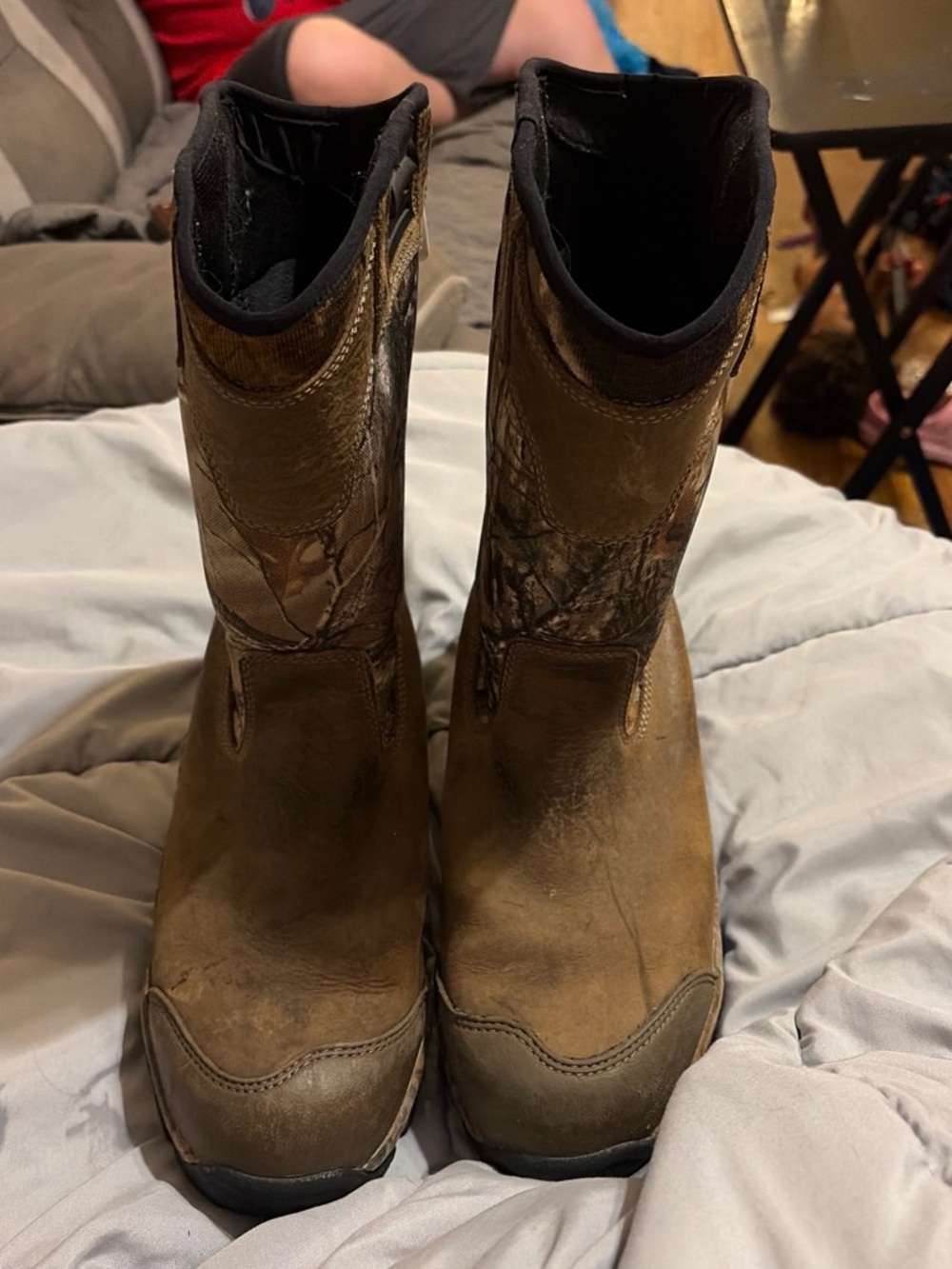 Irish Setter Brown Realtree Camo Waterproof Work Boots